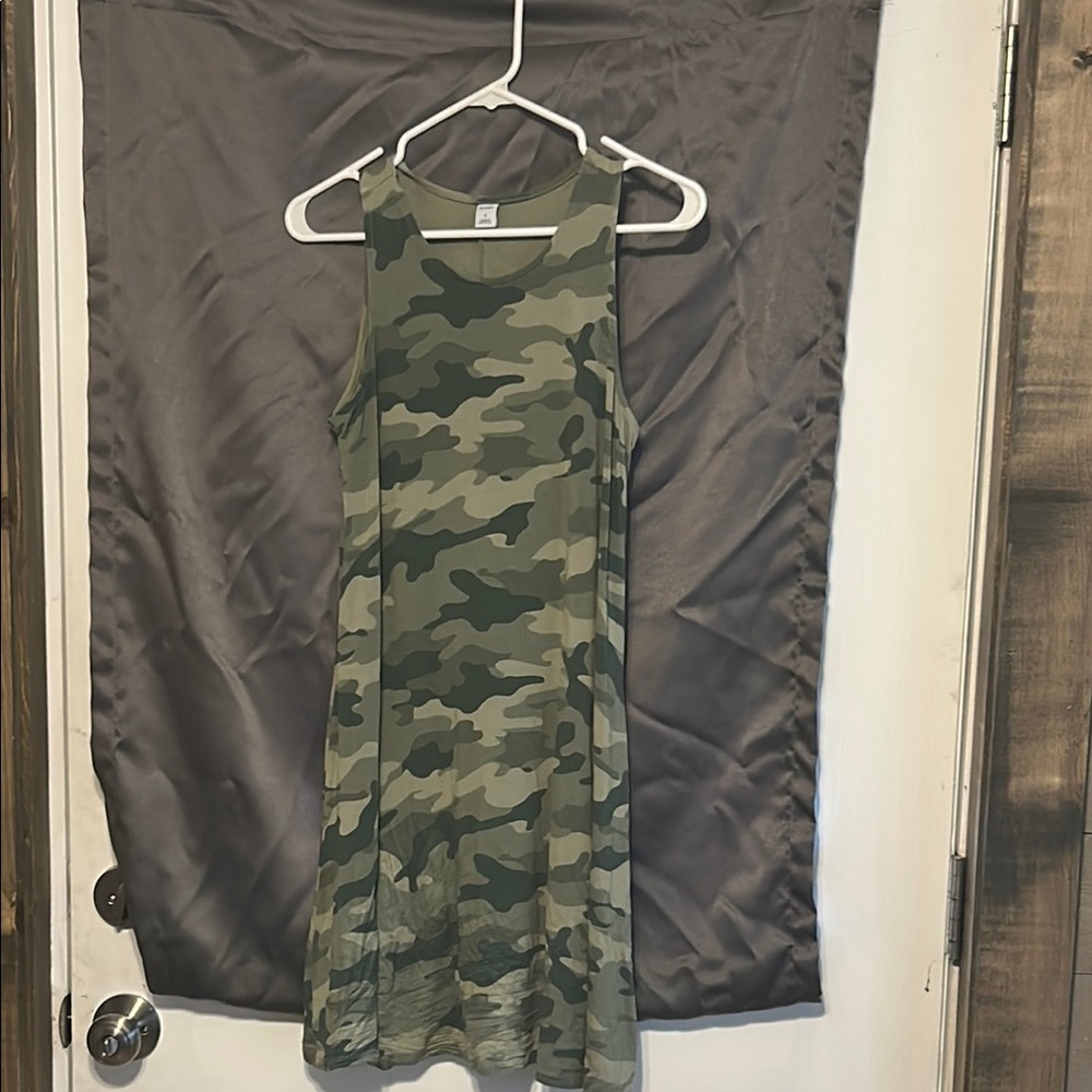 Camouflage Sleeveless Dress 💥